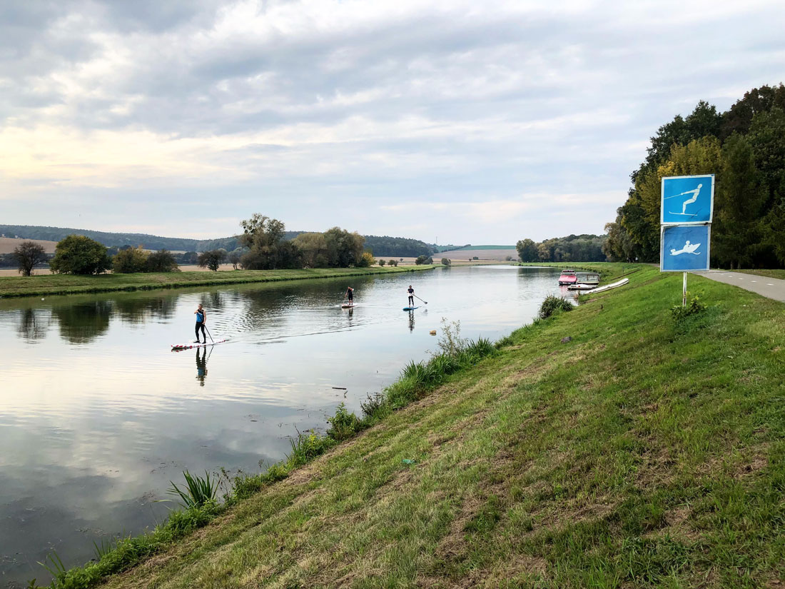 Řeka Morava Paddleboard Zlín